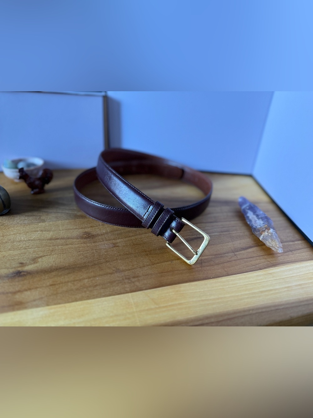 Vintage Coach Leather Belt | Men's | Burgundy | Style 5800 | Size 36